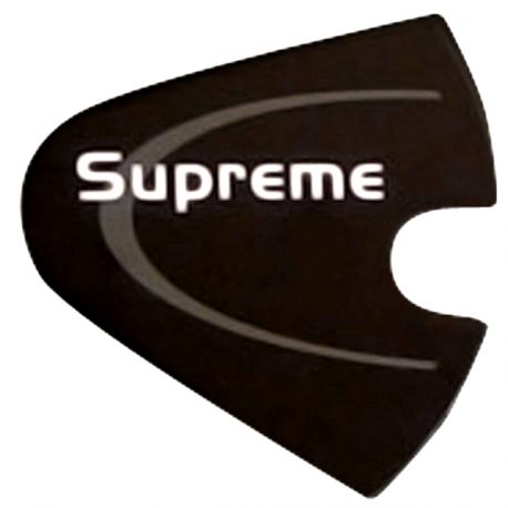 Etiquette supreme gauche
